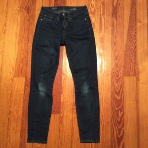 J. Crew toothpick jeans.